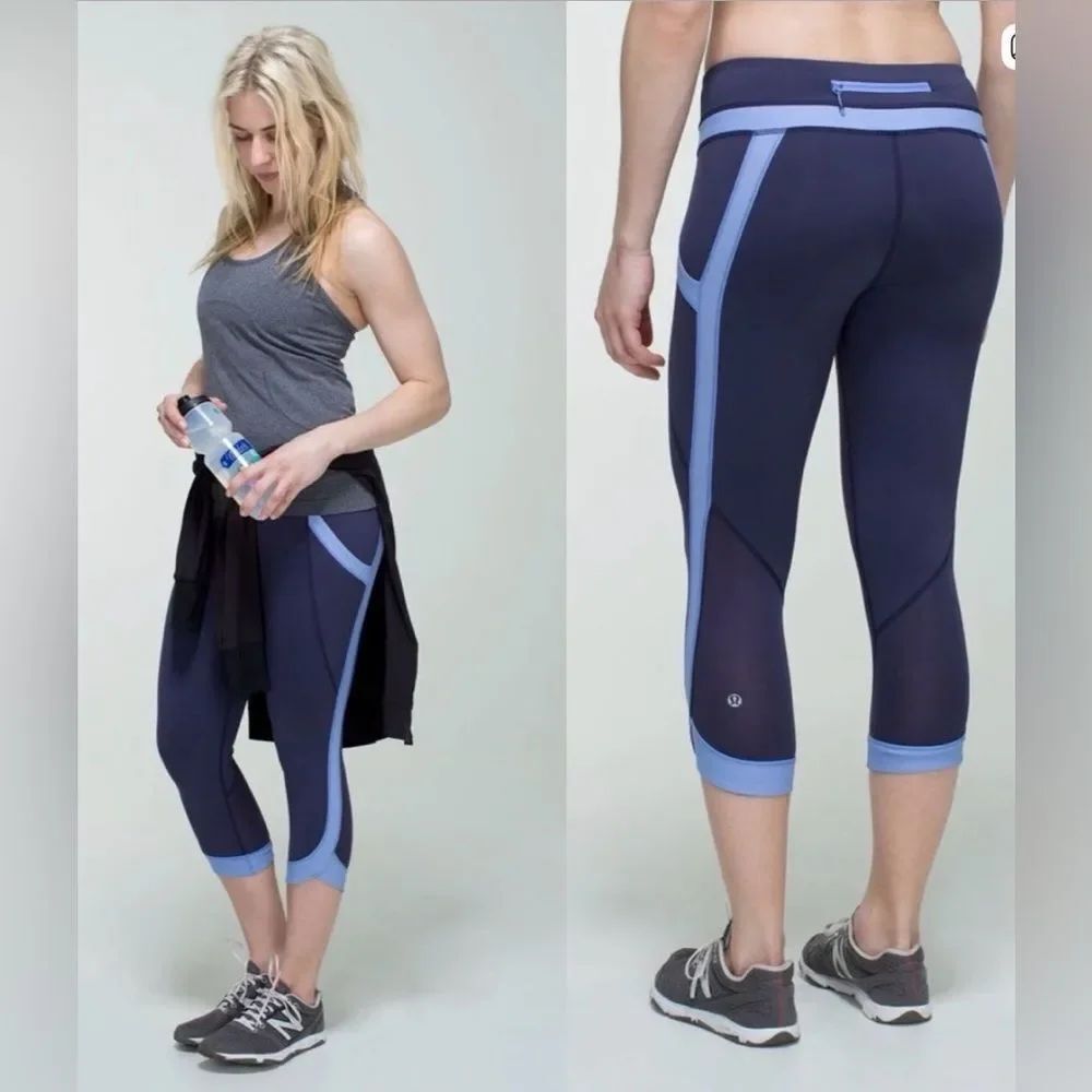 Lululemon Chase Me Crop size 6